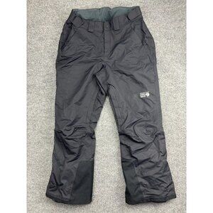 Mountain Hardwear Snow Pants Womens L Short Black Insulated Ski Adjustable Waist